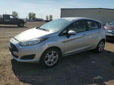 2015 Ford FIESTA SE, серебристый — VIN 3FADP4EJ0FM212740, Copart