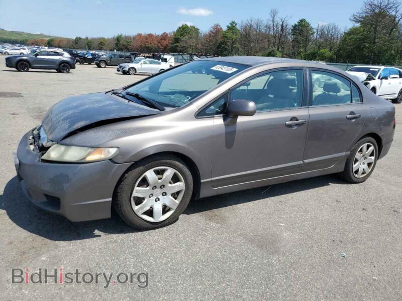 2010 Honda CIVIC LX (VIN 2HGFA1F55AH587018) — фото 1 из 14, Copart, повреждение: передняя часть