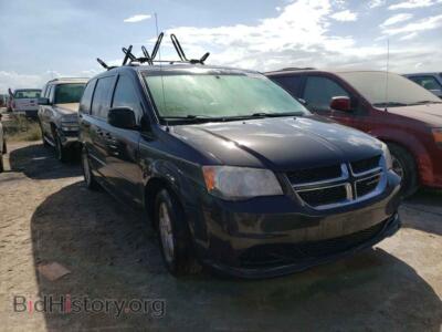2012 Dodge CARAVAN GRAND CARA, черный — VIN 2C4RDGCG9CR357930, Copart