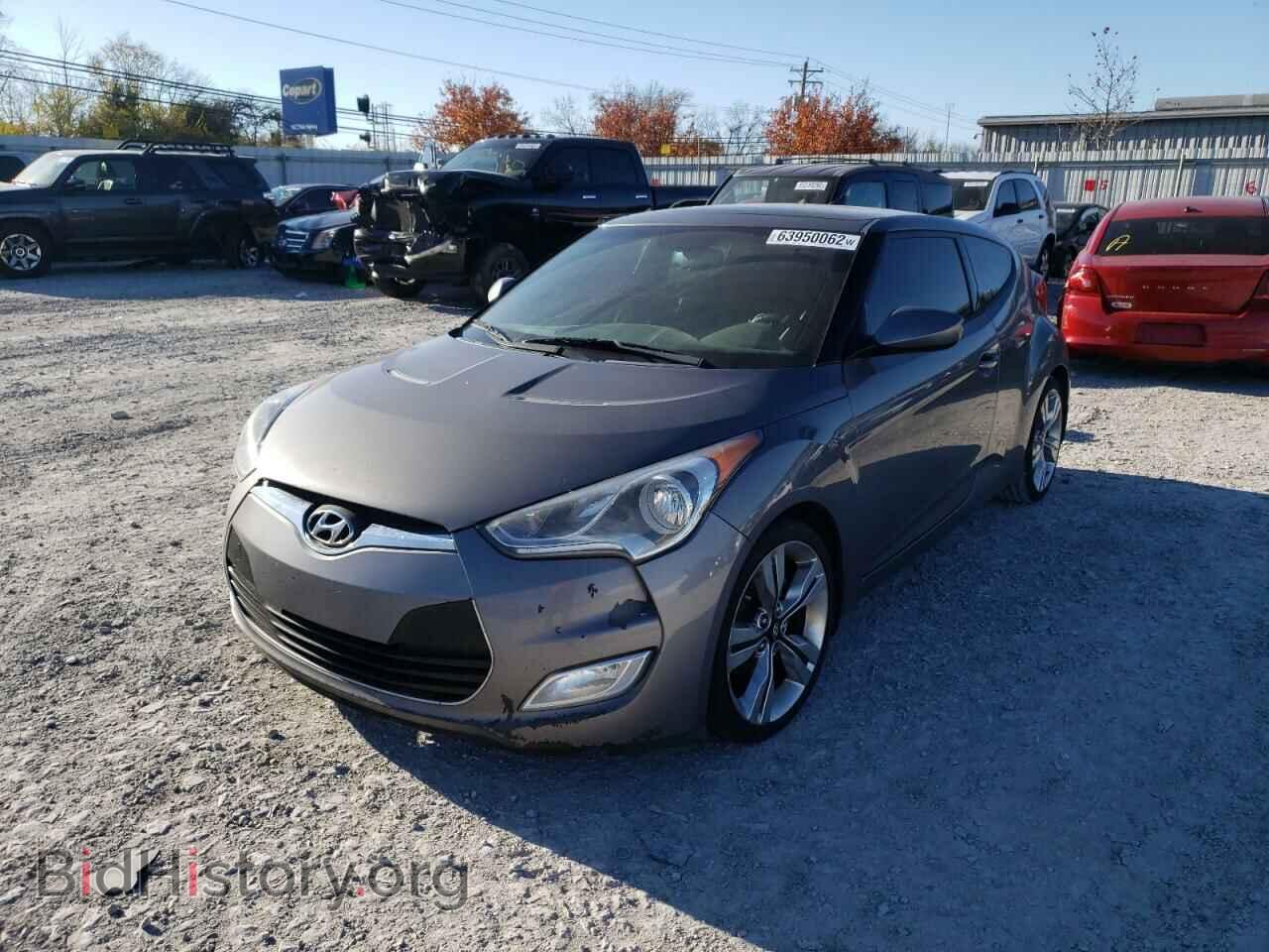 2012 HYUNDAI VELOSTER - VIN: KMHTC6AD0CU022307 - Фото 2