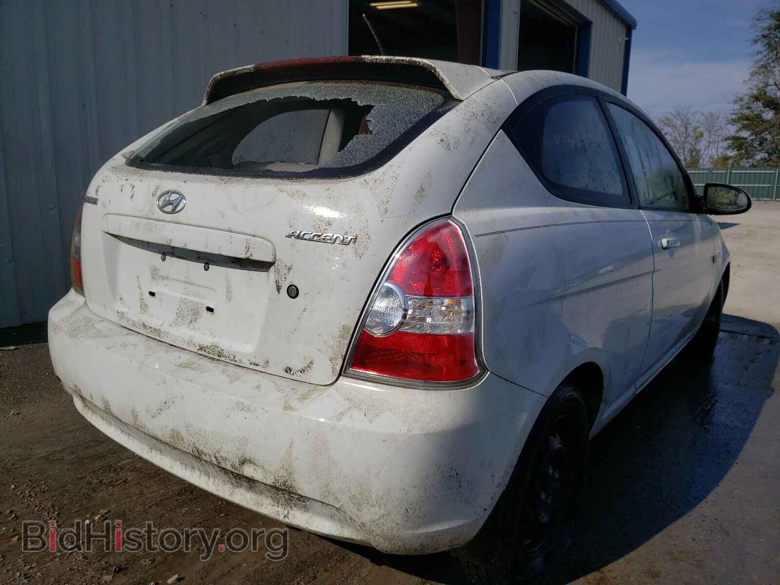 2007 HYUNDAI ACCENT - VIN: KMHCM36C67U036262 - Фото 4