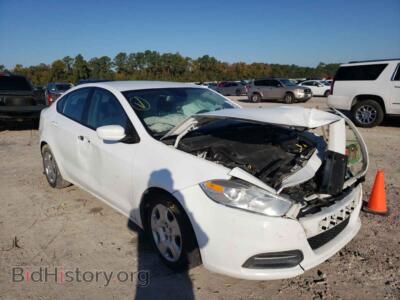 2015 Dodge DART Dart SE, white — VIN 1C3CDFAAXFD331265, Copart