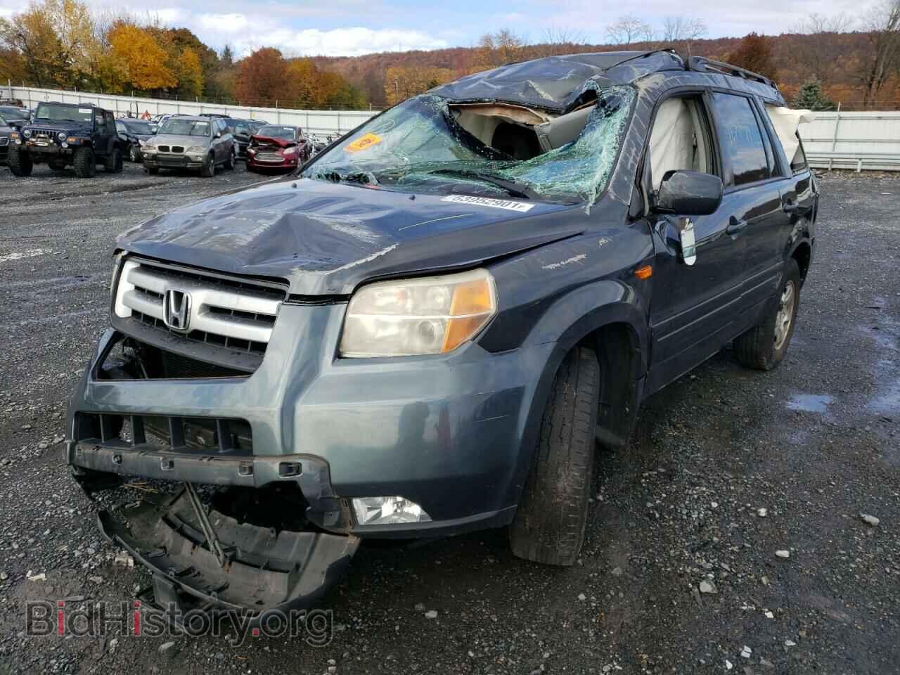 2006 HONDA PILOT - VIN: 2HKYF18496H540263 - Фото 2