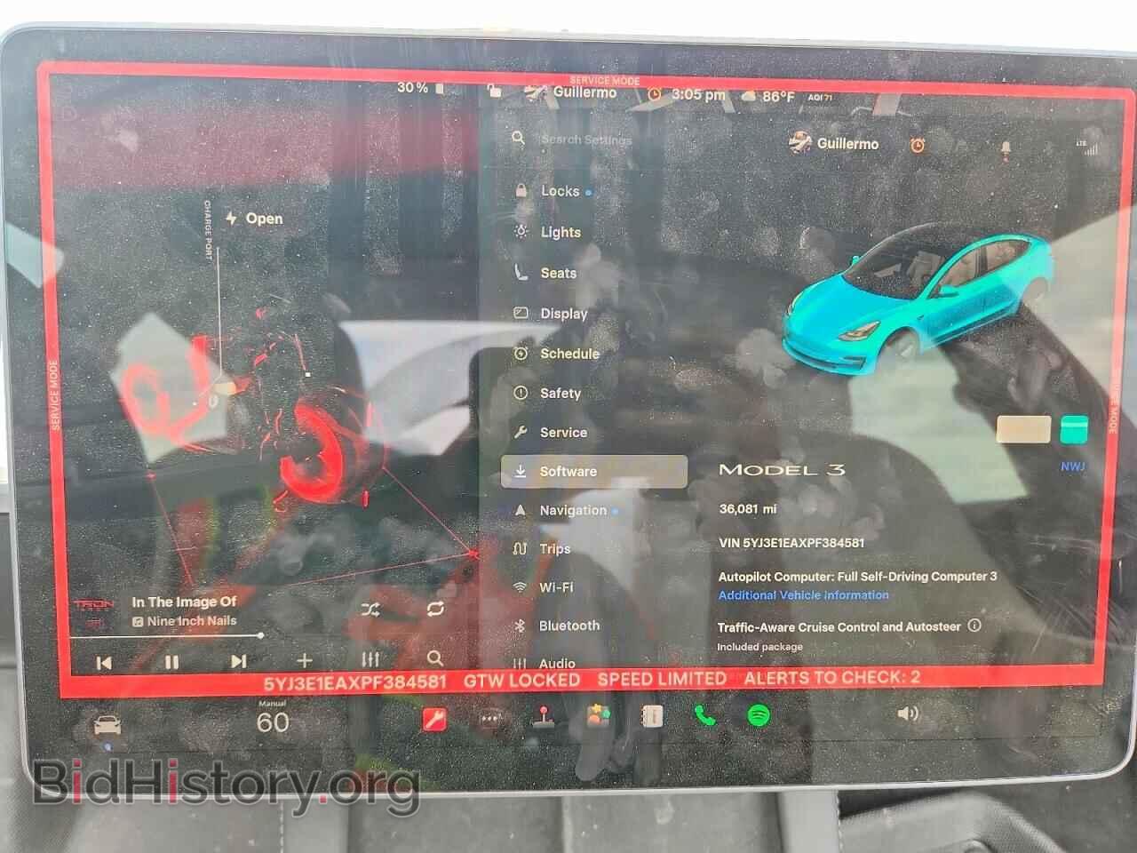 2023 TESLA MODEL 3 - VIN: 5YJ3E1EAXPF384581 - Фото 9