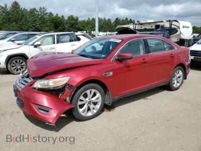 2011 Ford TAURUS SEL, красный — VIN 1FAHP2EW2BG101578, Copart