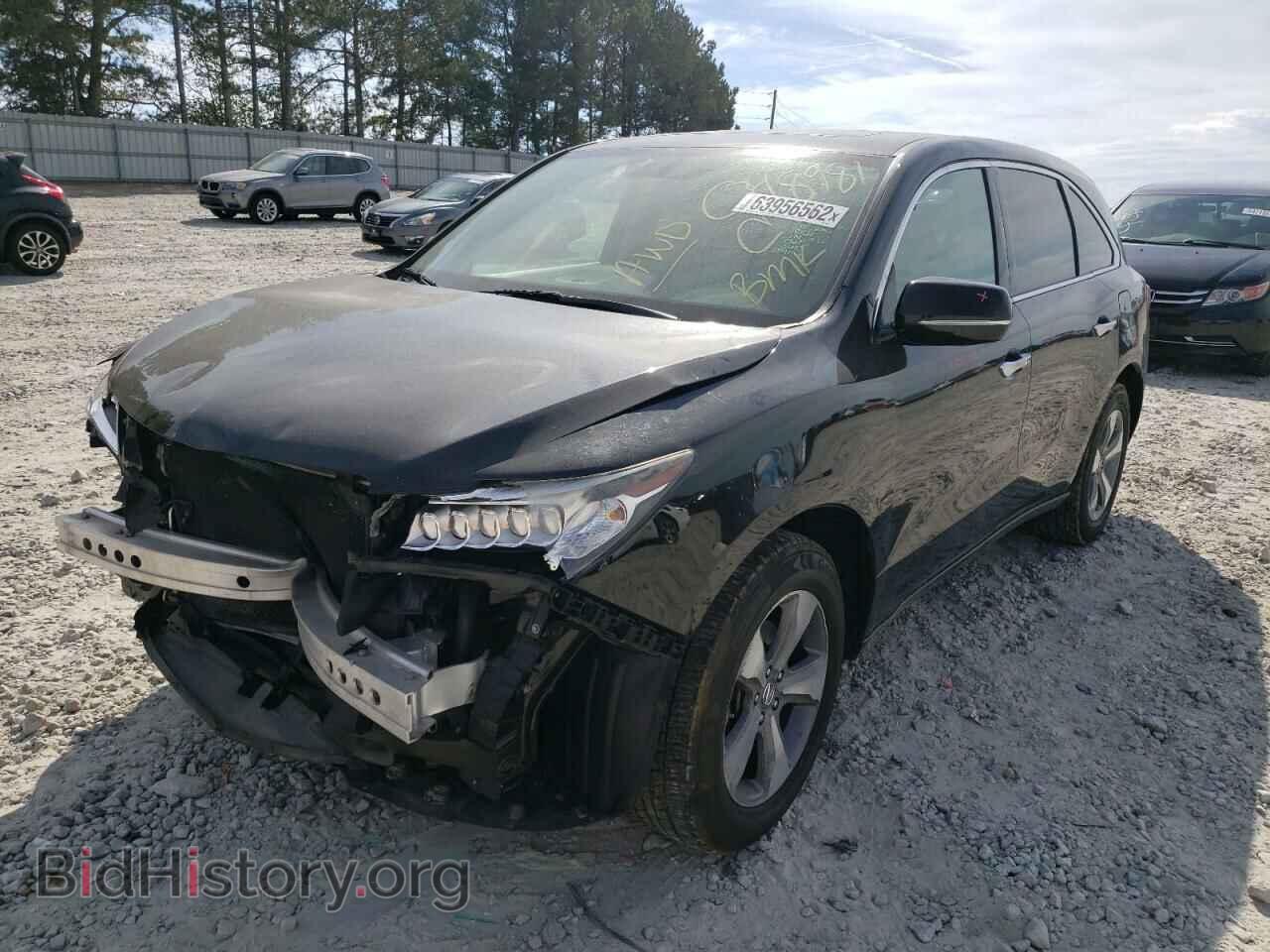2016 ACURA MDX - VIN: 5FRYD4H25GB048981 - Фото 2