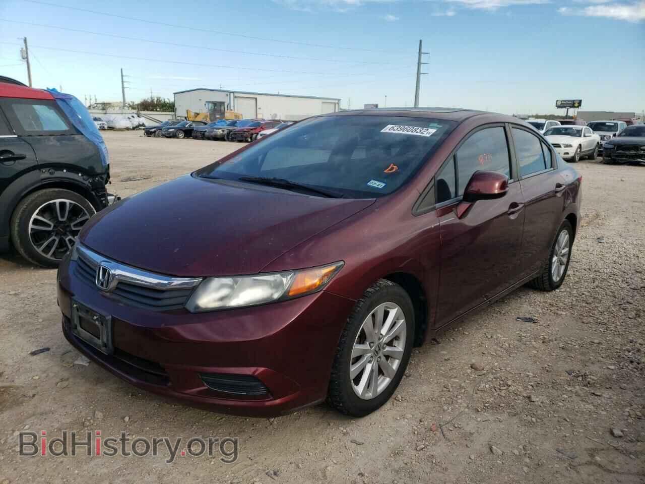2012 HONDA CIVIC - VIN: 2HGFB2F92CH532132 - Фото 2