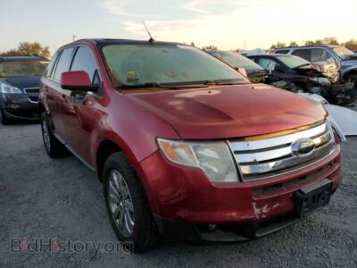 2008 Ford EDGE EDGE LIMIT, red — VIN 2FMDK39C08BB17111, Copart