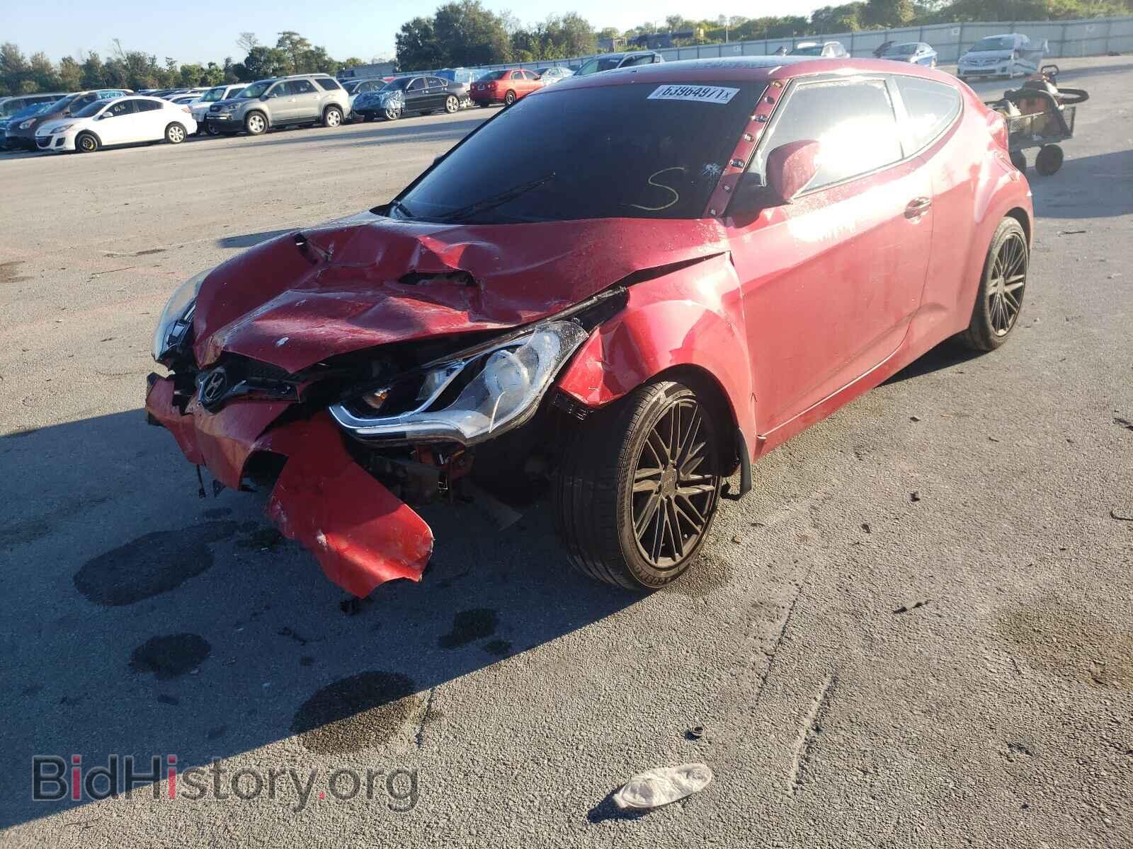 2014 HYUNDAI VELOSTER - VIN: KMHTC6AD0EU213941 - Фото 2