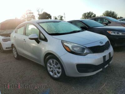 2014 Kia RIO RIO LX, серебристый — VIN KNADM4A37E6400970, Copart