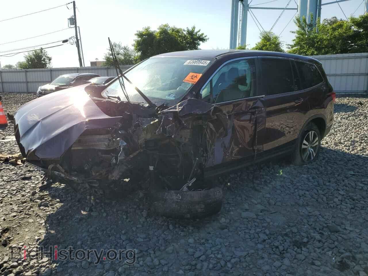 Фотография 5FNYF6H55GB044429 - HONDA PILOT 2016