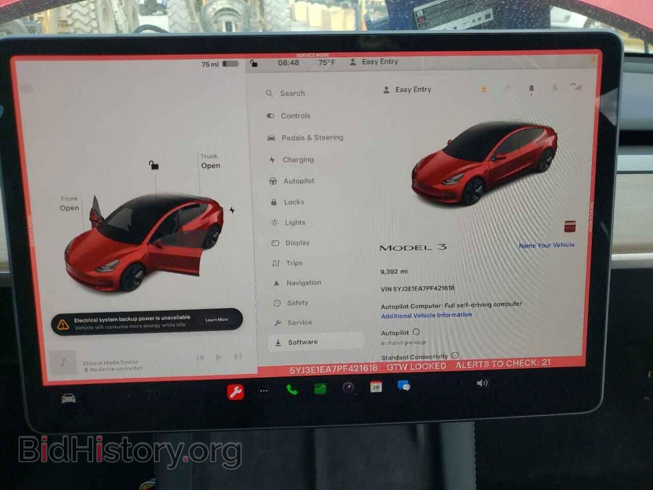 2023 TESLA MODEL 3 - VIN: 5YJ3E1EA7PF421618 - Фото 9