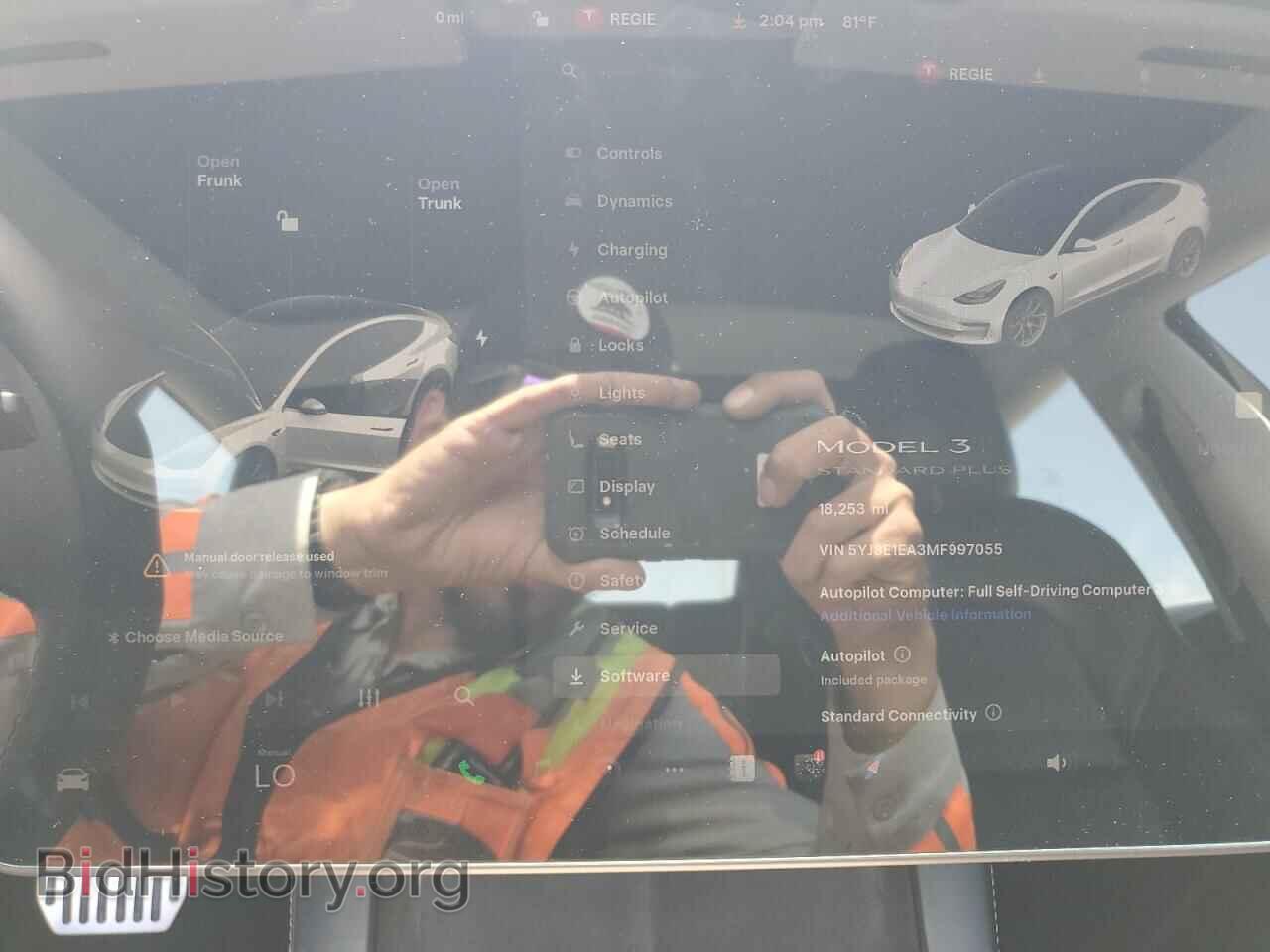 2021 TESLA MODEL 3 - VIN: 5YJ3E1EA3MF997055 - Фото 9
