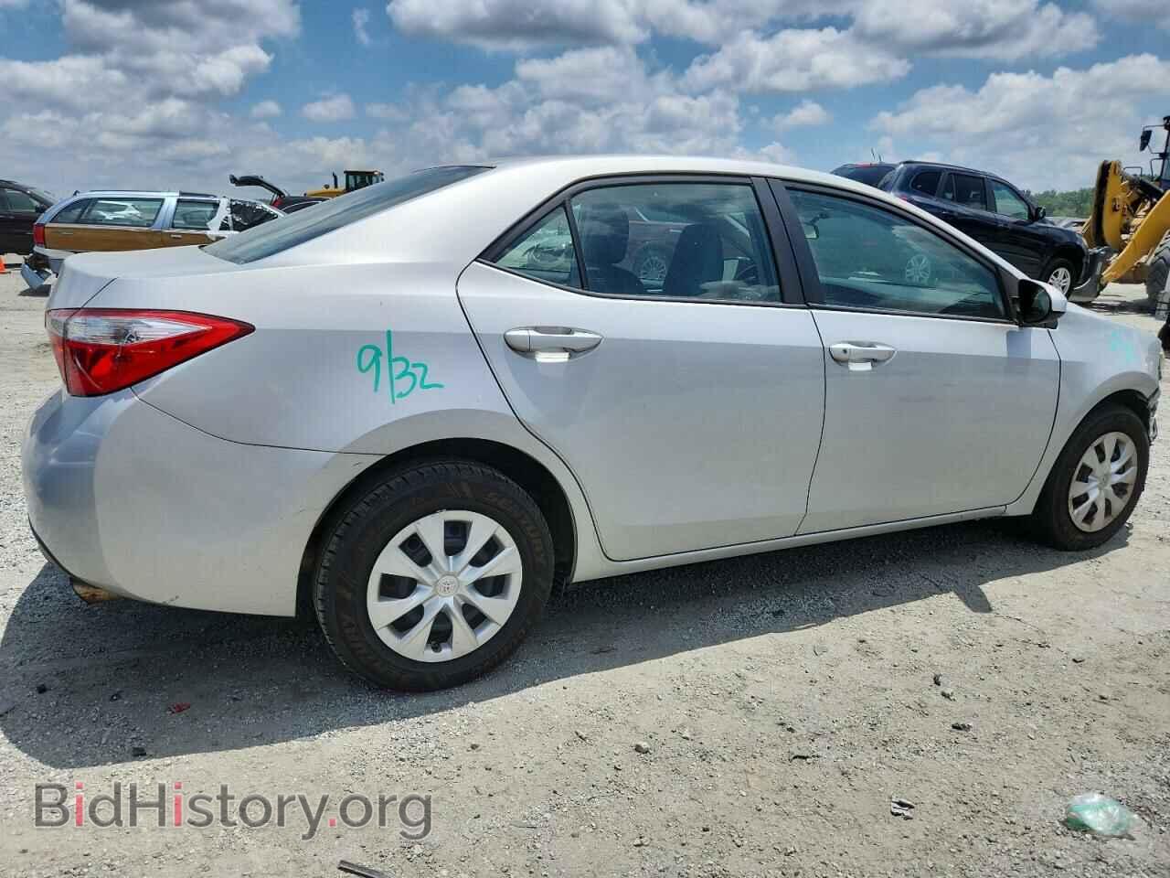 2014 TOYOTA COROLLA - VIN: 2T1BURHE7EC035570 - Фото 3