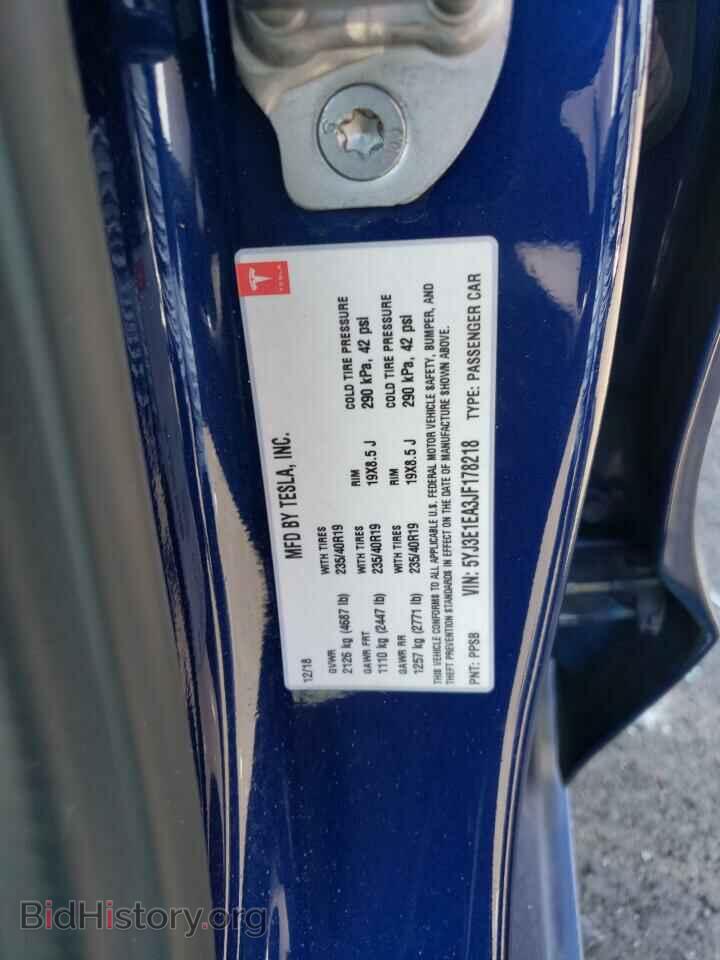 2018 TESLA MODEL 3 - VIN: 5YJ3E1EA3JF178218 - Фото 12