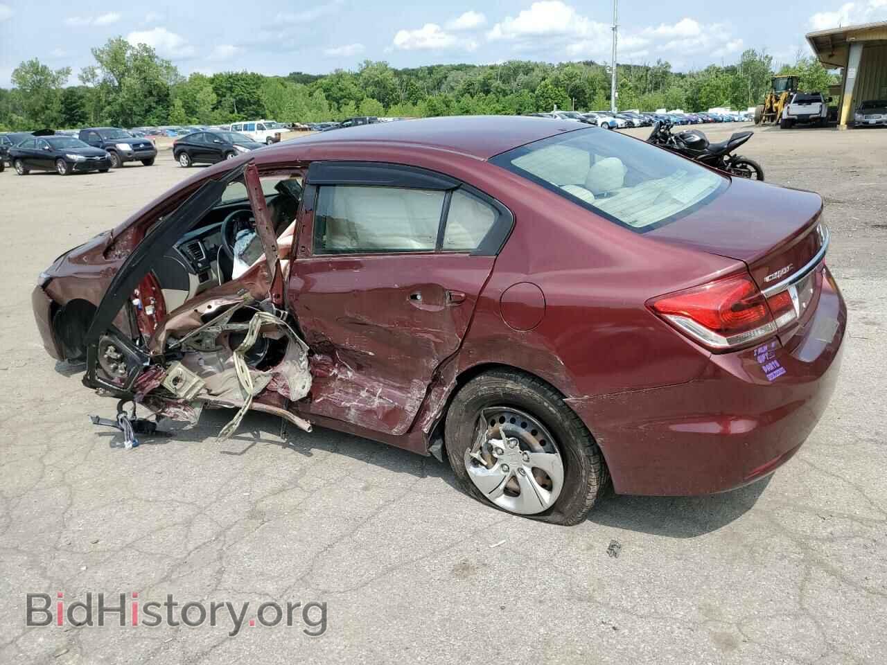 2013 HONDA CIVIC - VIN: 2HGFB2F55DH535766 - Фото 2