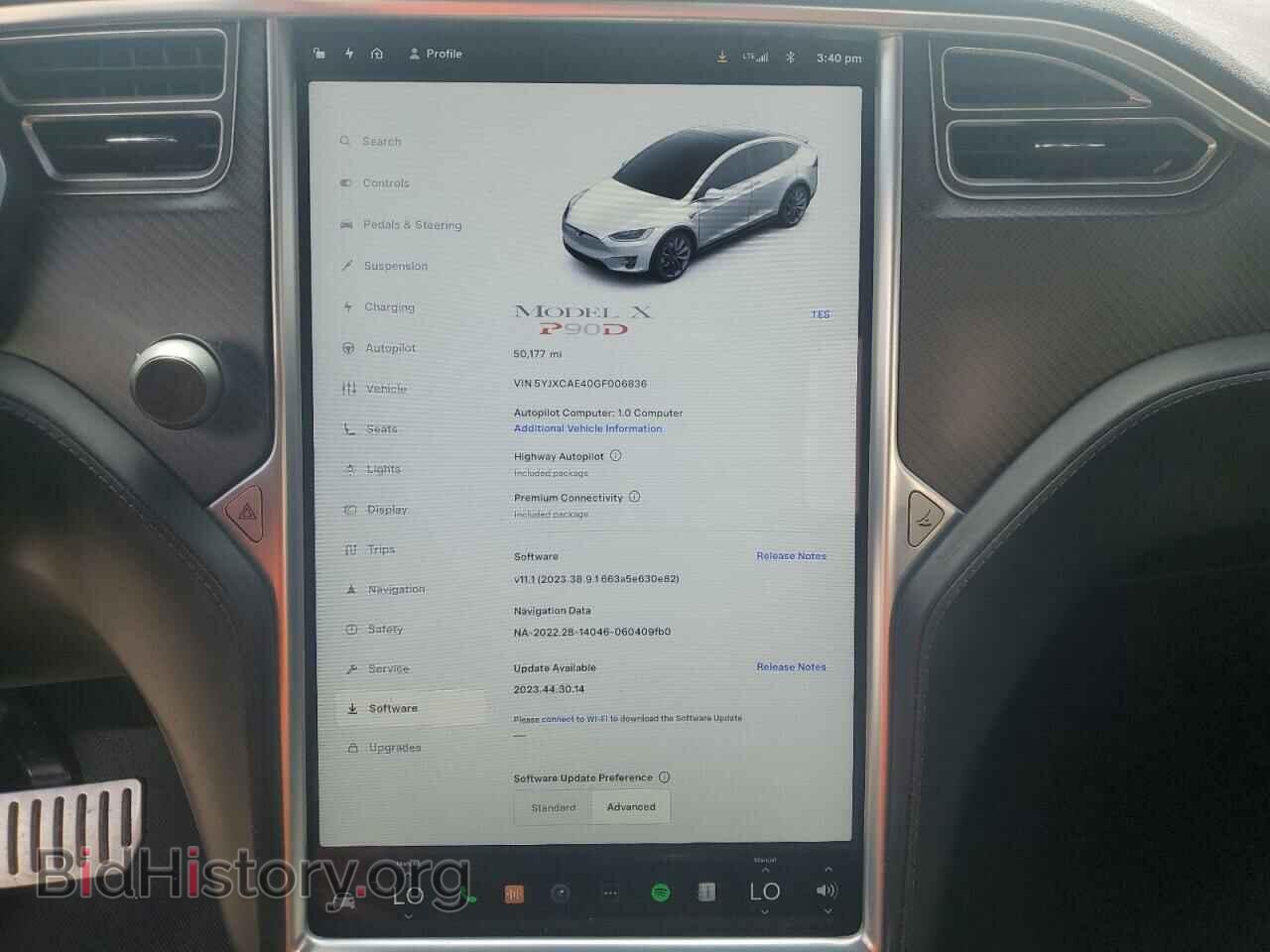 2016 TESLA MODEL X - VIN: 5YJXCAE40GF006836 - Фото 9