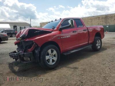 2012 Dodge RAM 1500 ST, red — VIN 1C6RD6FT2CS323305, Copart