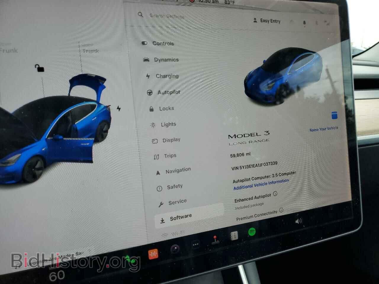2018 TESLA MODEL 3 - VIN: 5YJ3E1EA1JF037339 - Photo 9