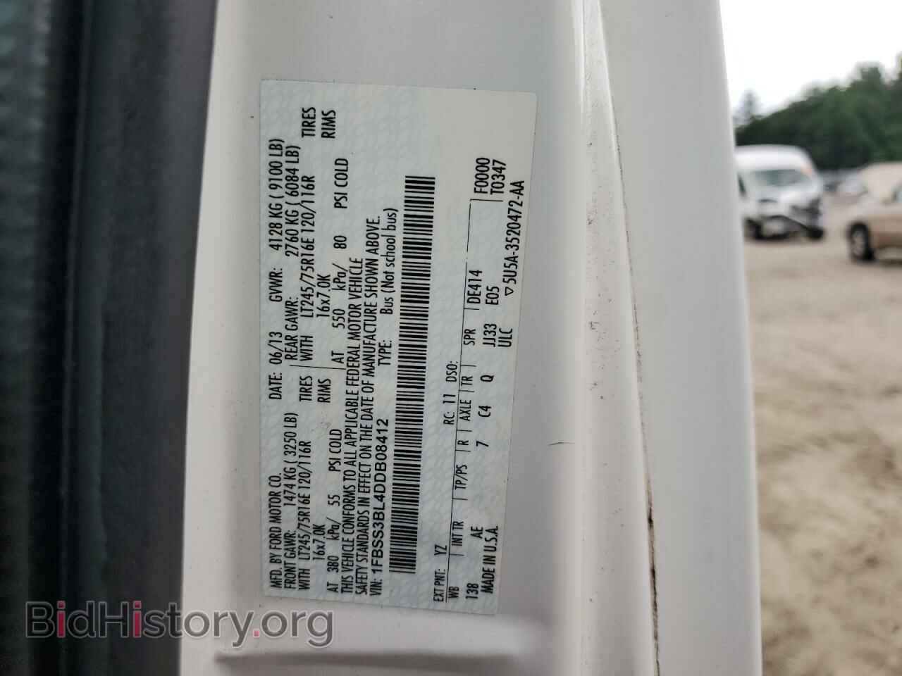 2013 FORD ALL Models - VIN: 1FBSS3BL4DDB08412 - Photo 13