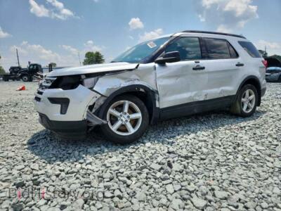 2018 Ford EXPLORER, silver — VIN 1FM5K8B88JGB74095, Copart