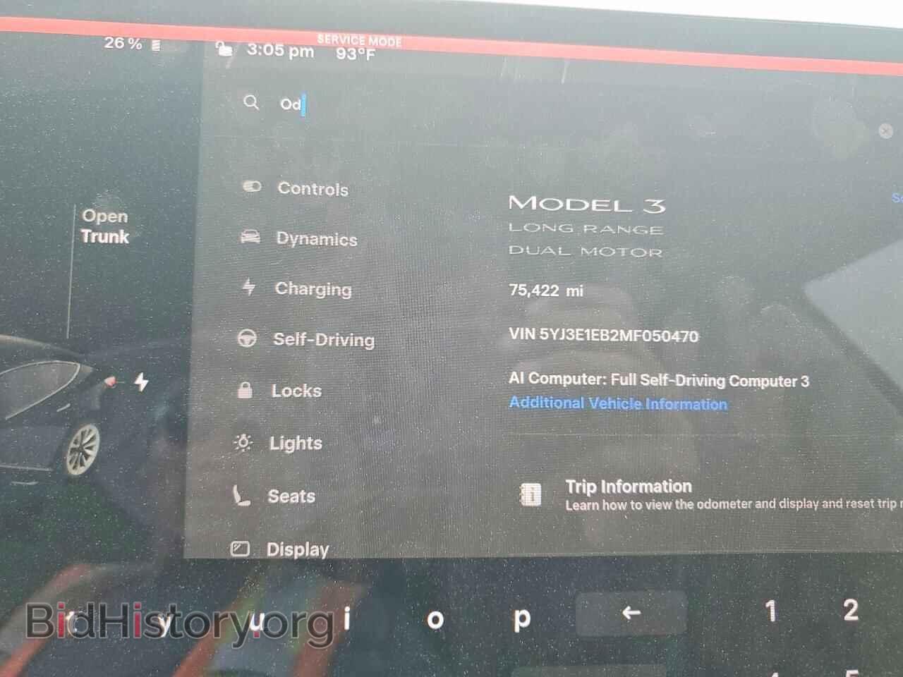2021 TESLA MODEL 3 - VIN: 5YJ3E1EB2MF050470 - Фото 9