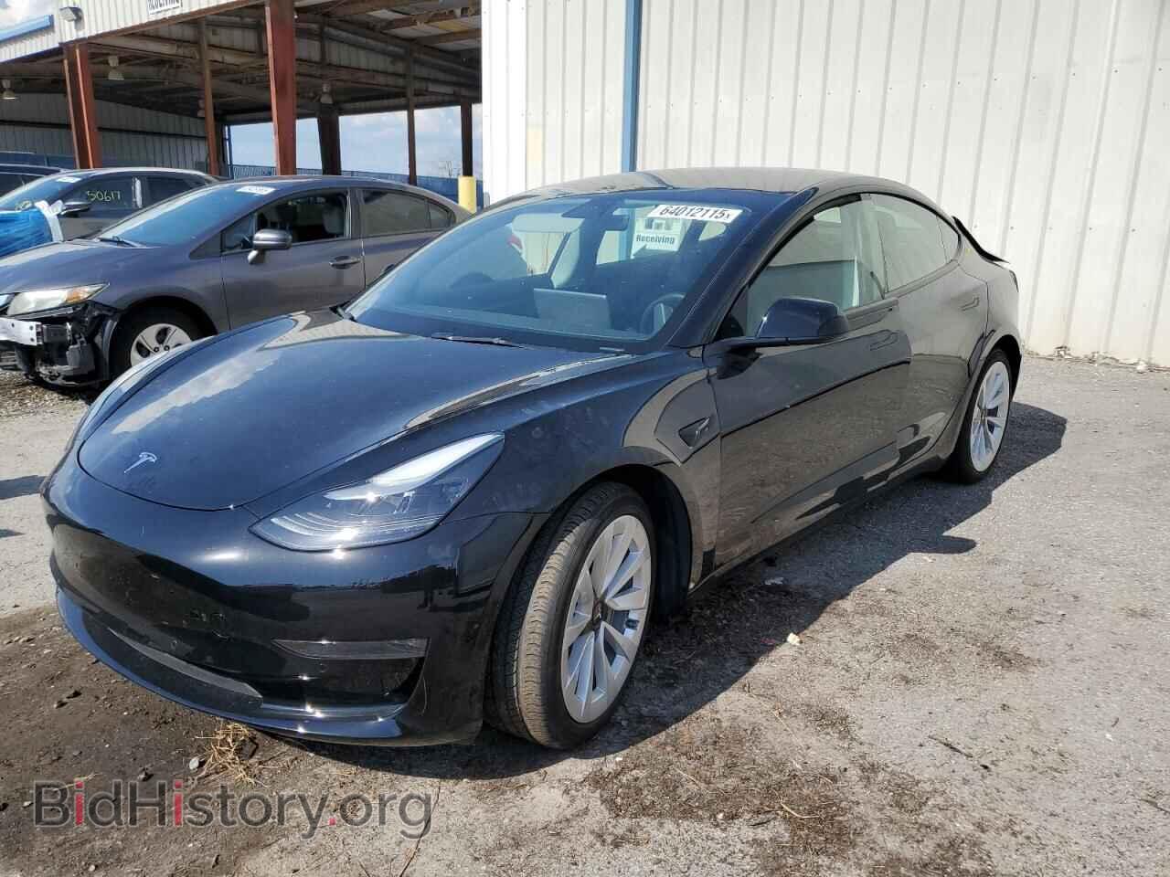 Photo 5YJ3E1EB7NF195344 - TESLA MODEL 3 2022