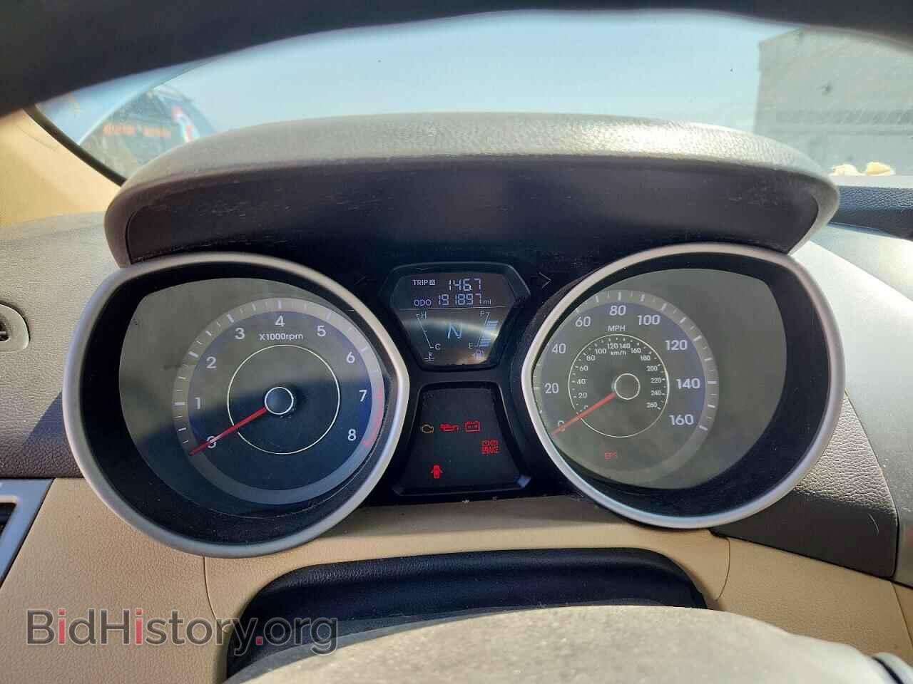 2012 HYUNDAI ELANTRA - VIN: KMHDH4AE2CU304502 - Фото 9