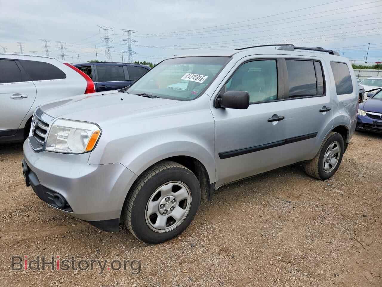Photo 5FNYF4H20CB012847 - HONDA PILOT 2012