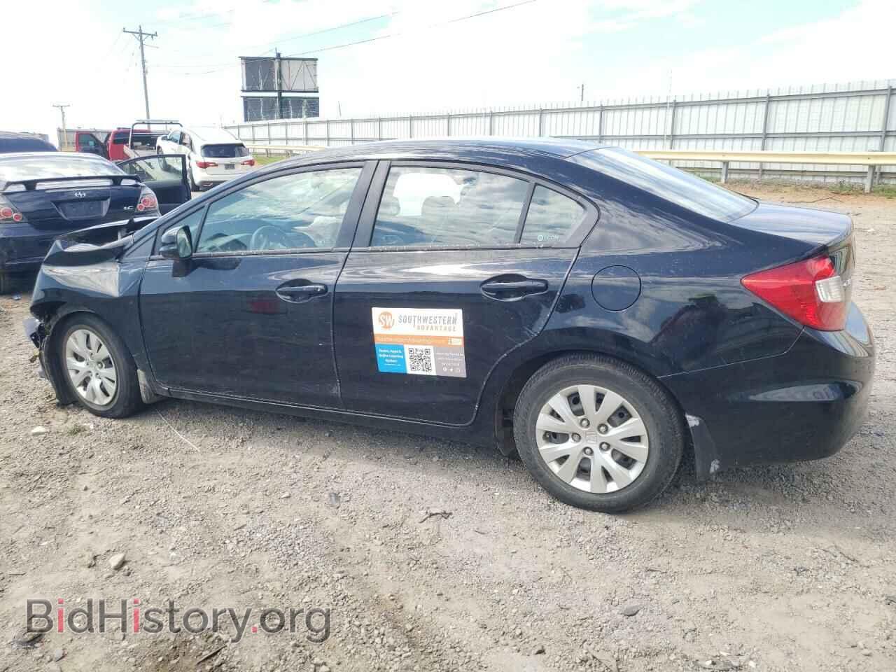 2012 HONDA CIVIC - VIN: 19XFB2F57CE354256 - Фото 2