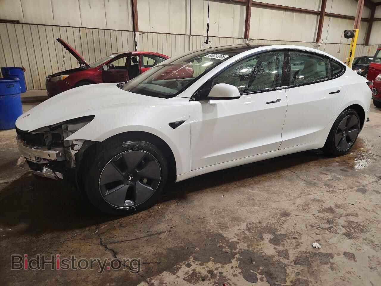 Photo 5YJ3E1EA2MF908687 - TESLA MODEL 3 2021