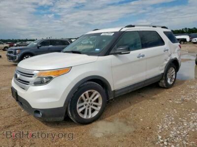 2014 Ford EXPLORER XLT, белый — VIN 1FM5K7D88EGA07796, Copart