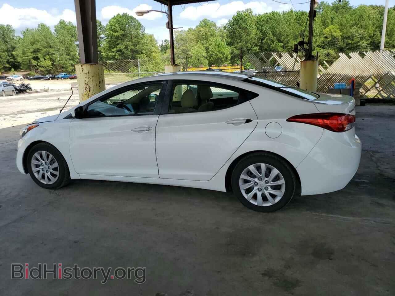 2012 HYUNDAI ELANTRA - VIN: 5NPDH4AEXCH149275 - Фото 2