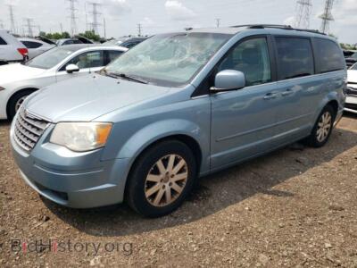 2008 Chrysler MINIVAN Touring, синий — VIN 2A8HR54P68R133319, Copart