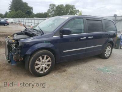 2015 Chrysler MINIVAN Town & COU, синий — VIN 2C4RC1BGXFR628886, Copart