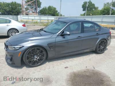 2018 BMW M3, gray — VIN WBS8M9C50J5J78894, Copart