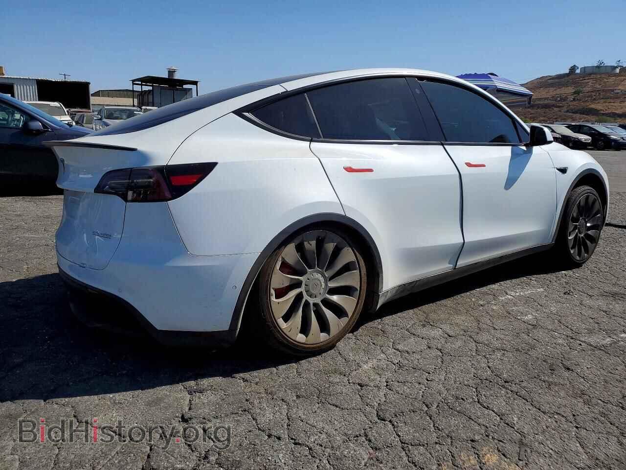 2022 TESLA MODEL Y - VIN: 7SAYGDEF3NF537251 - Фото 3