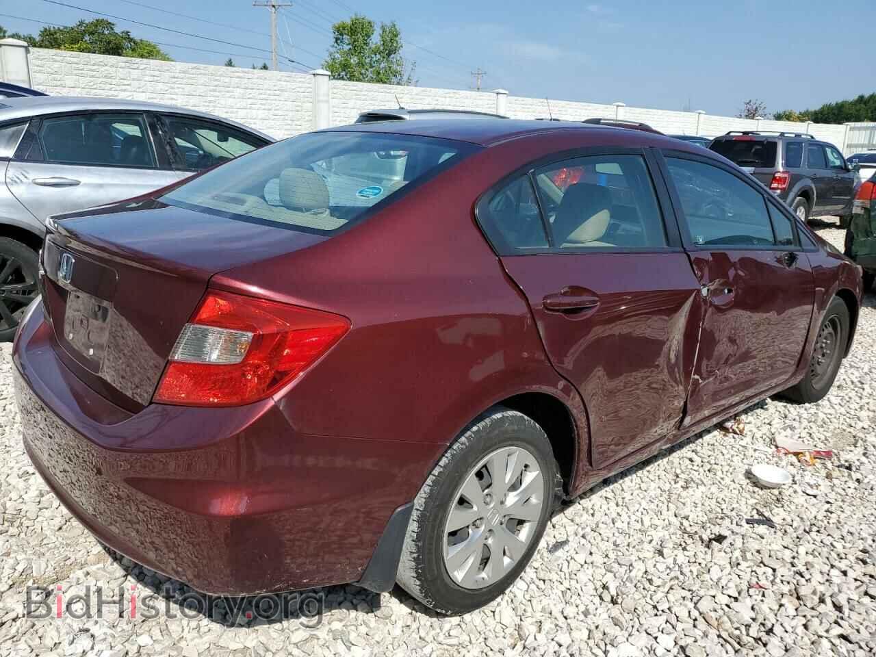 2012 HONDA CIVIC - VIN: 2HGFB2F56CH558553 - Фото 3