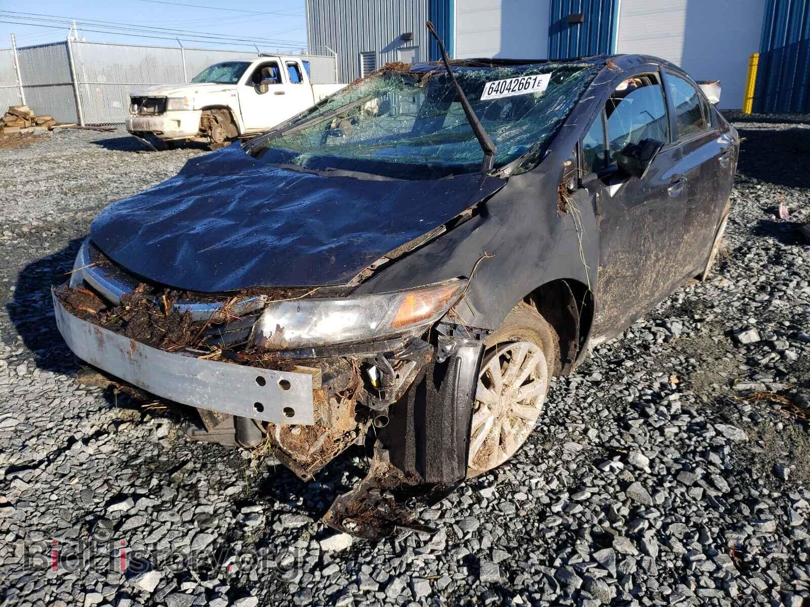 2012 HONDA CIVIC - VIN: 2HGFB2E57CH023782 - Фото 2