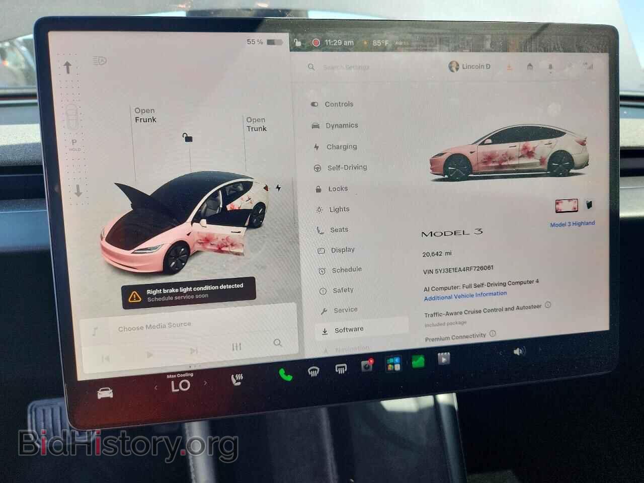 2024 TESLA MODEL 3 - VIN: 5YJ3E1EA4RF726061 - Фото 9