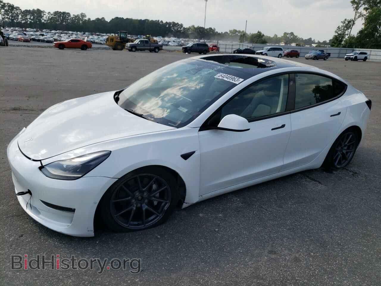 Photo 5YJ3E1EB0NF107959 - TESLA MODEL 3 2022
