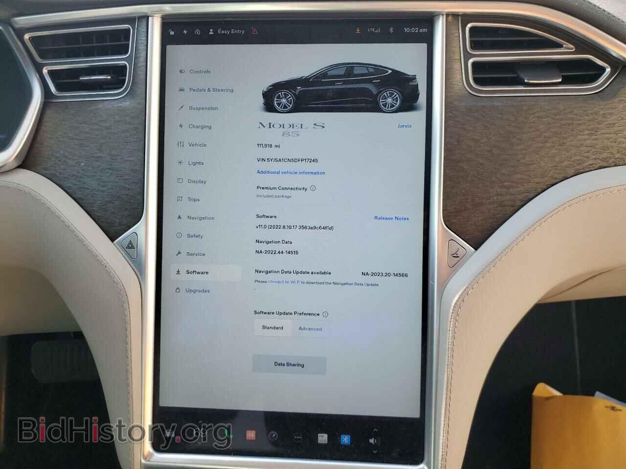 2013 TESLA MODEL S - VIN: 5YJSA1CN5DFP17245 - Photo 9