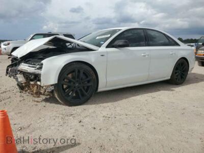 2016 Audi S8 Plus Quattro, white — VIN WUAJ5AFD9GN900790, Copart