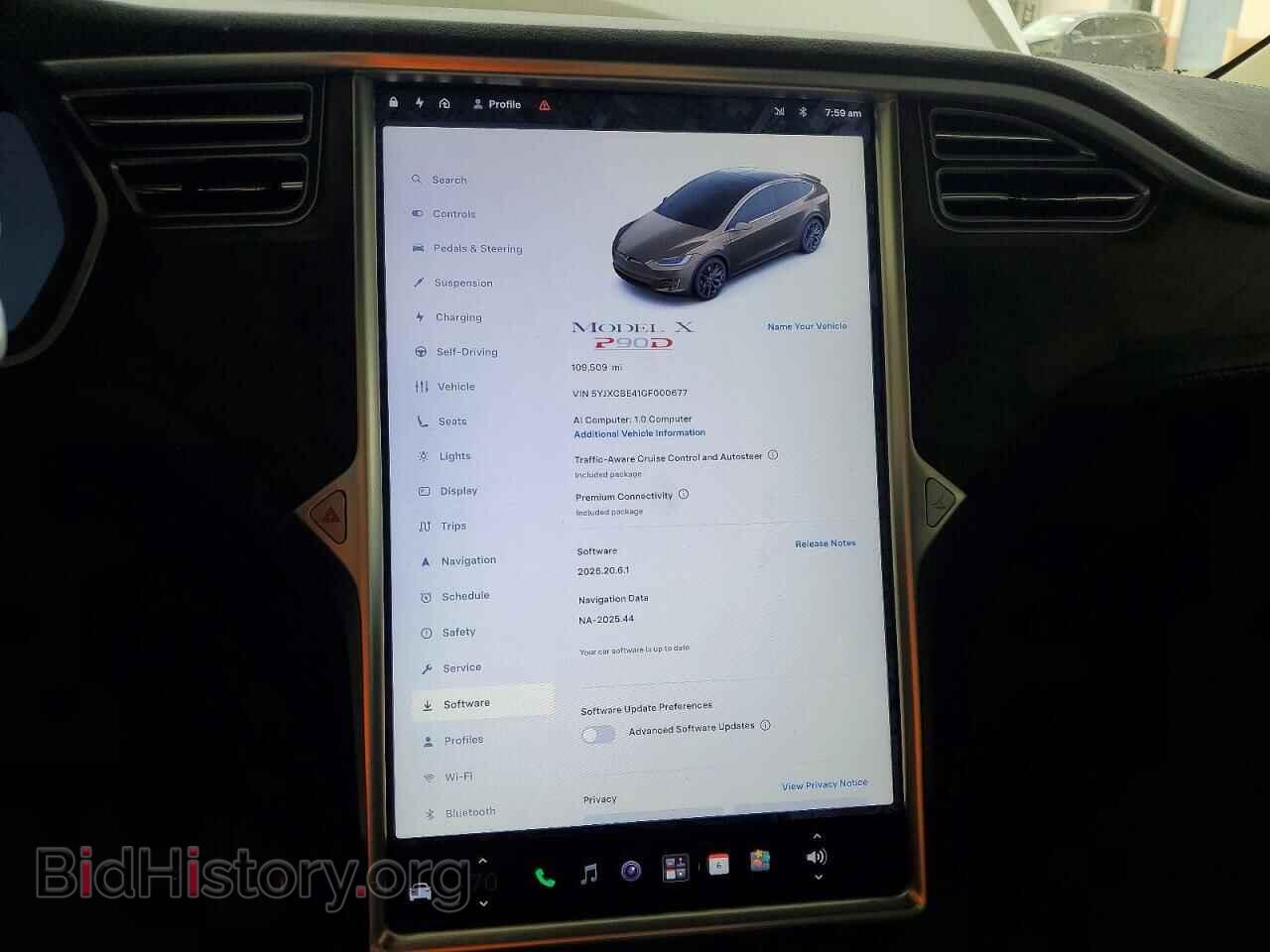 2016 TESLA MODEL X - VIN: 5YJXCBE41GF000677 - Photo 9