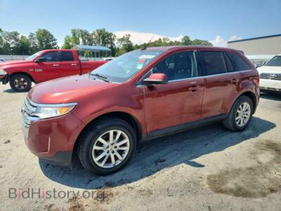 2014 Ford EDGE Limited, maroon — VIN 2FMDK3KC3EBA30776, Copart