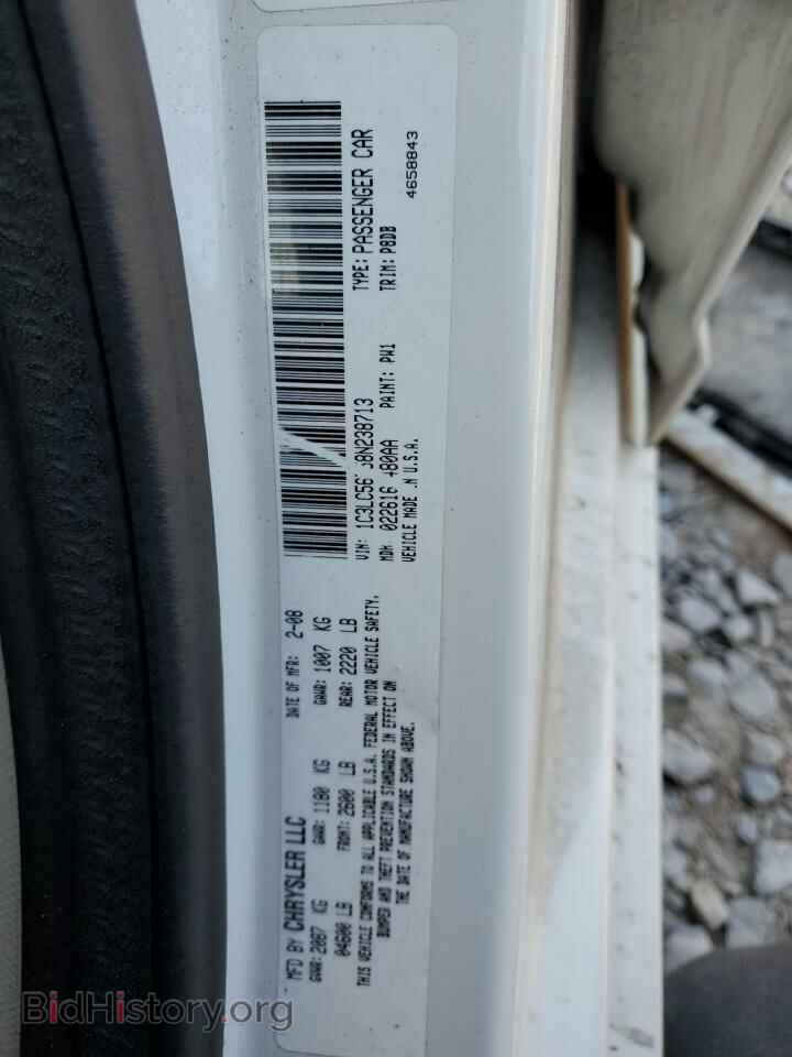 2008 CHRYSLER SEBRING - VIN: 1C3LC56R58N238713 - Фото 10