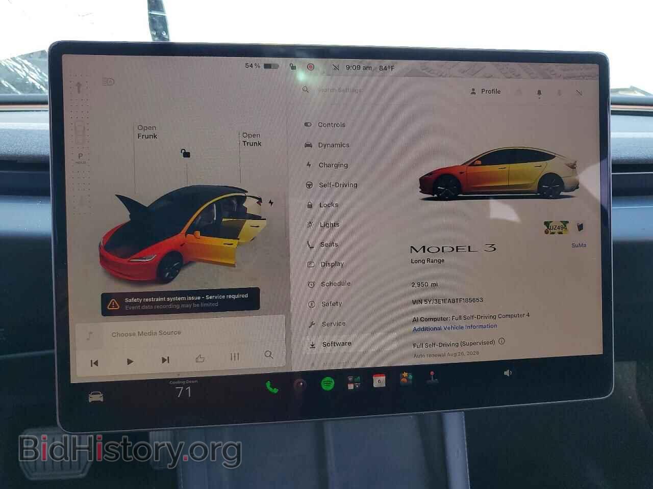 2026 TESLA MODEL 3 - VIN: 5YJ3E1EA8TF185653 - Photo 9