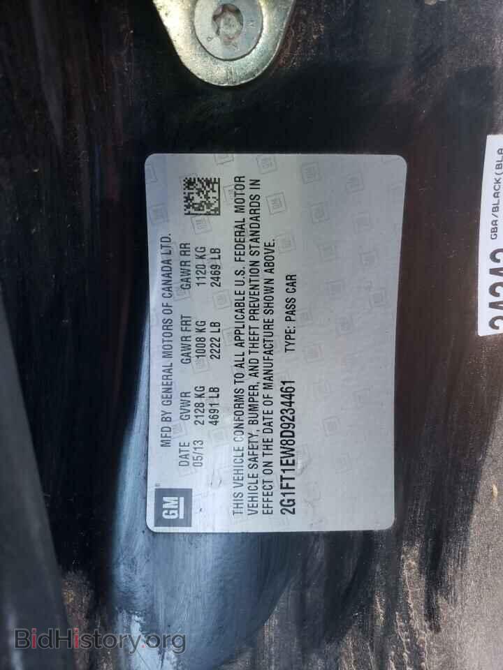 2013 CHEVROLET CAMARO - VIN: 2G1FT1EW8D9234461 - Фото 10