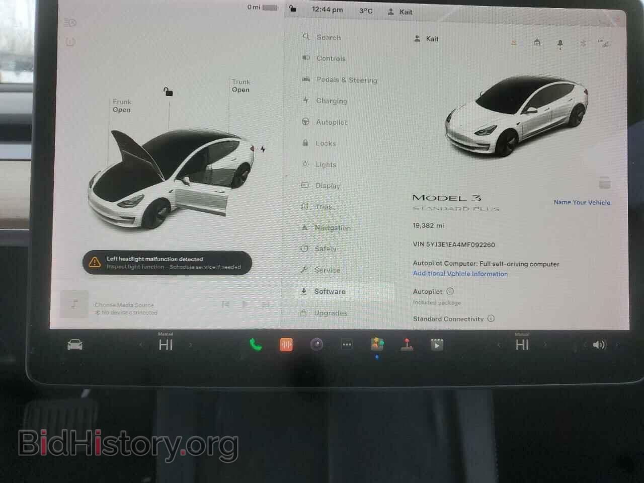 2021 TESLA MODEL 3 - VIN: 5YJ3E1EA4MF092260 - Photo 9