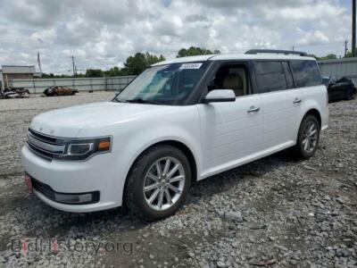 2016 Ford FLEX Limited, white — VIN 2FMGK5D81GBA01068, Copart